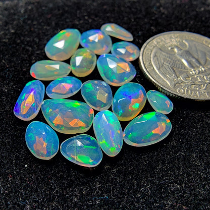 Rose Cut Ethiopian Opal Lot