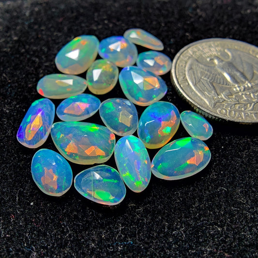 Rose Cut Ethiopian Opal Lot