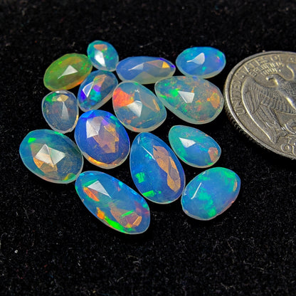 Rose Cut Ethiopian Opal Lot