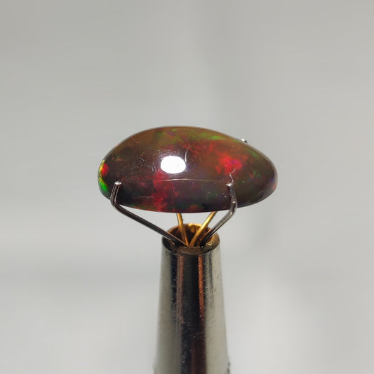 Natural Black Ethiopian Opal Cabochon