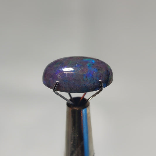 Natural Black Ethiopian Opal Cabochon