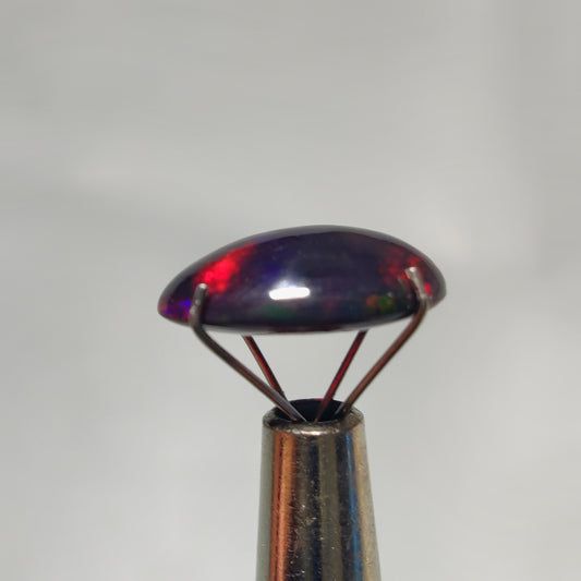 Natural Black Ethiopian Opal Cabochon