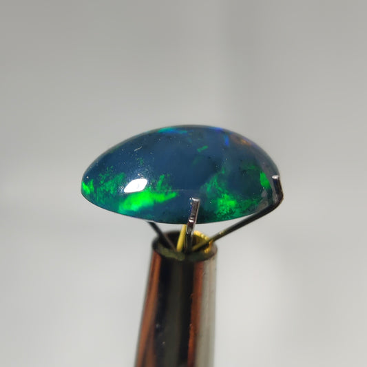 Natural Black Ethiopian Opal Cabochon