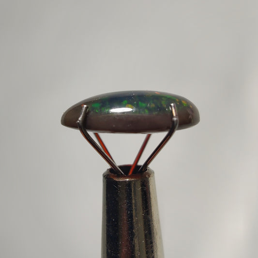 Natural Black Ethiopian Opal Cabochon