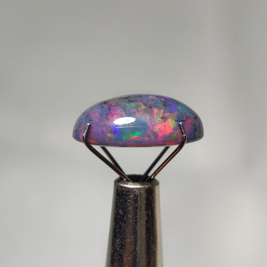 Natural Black Ethiopian Opal Cabochon