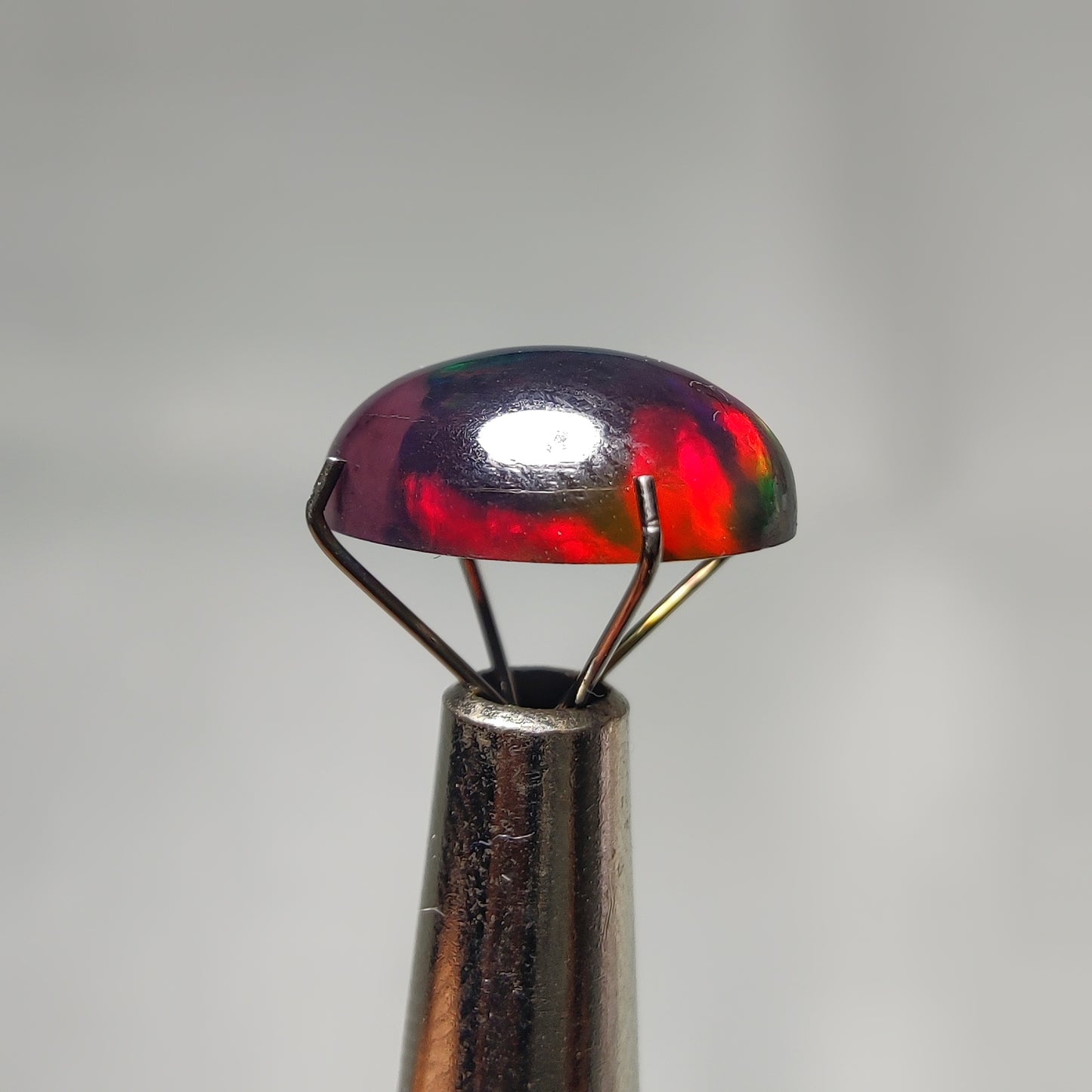Natural Black Ethiopian Opal Cabochon