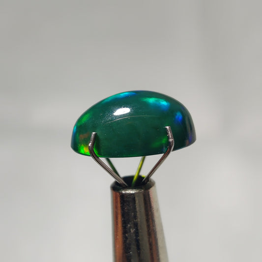 Natural Black Ethiopian Opal Cabochon