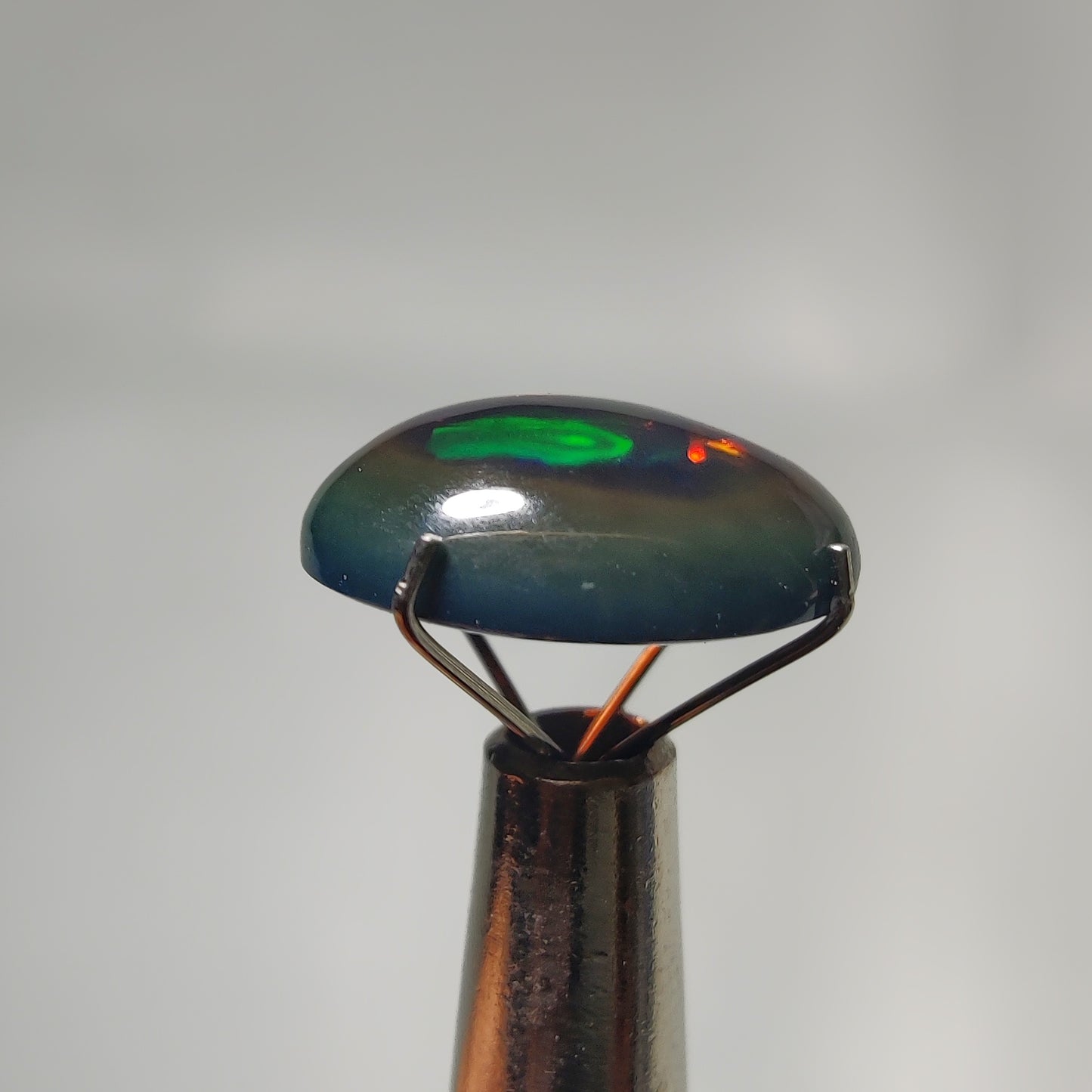 Natural Black Ethiopian Opal Cabochon