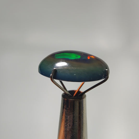 Natural Black Ethiopian Opal Cabochon