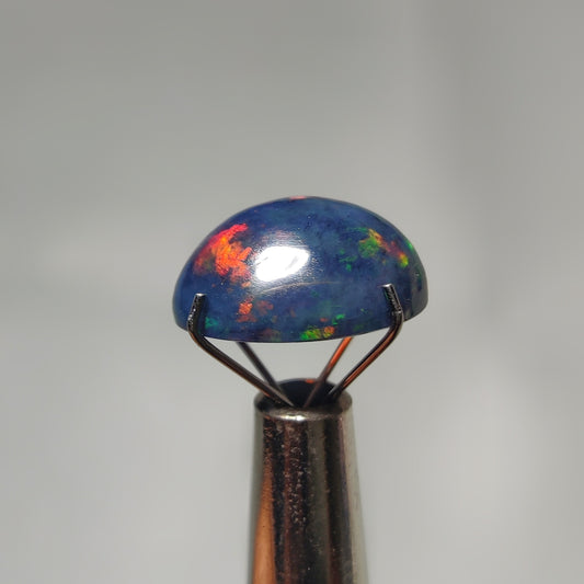 Natural Black Ethiopian Opal Cabochon