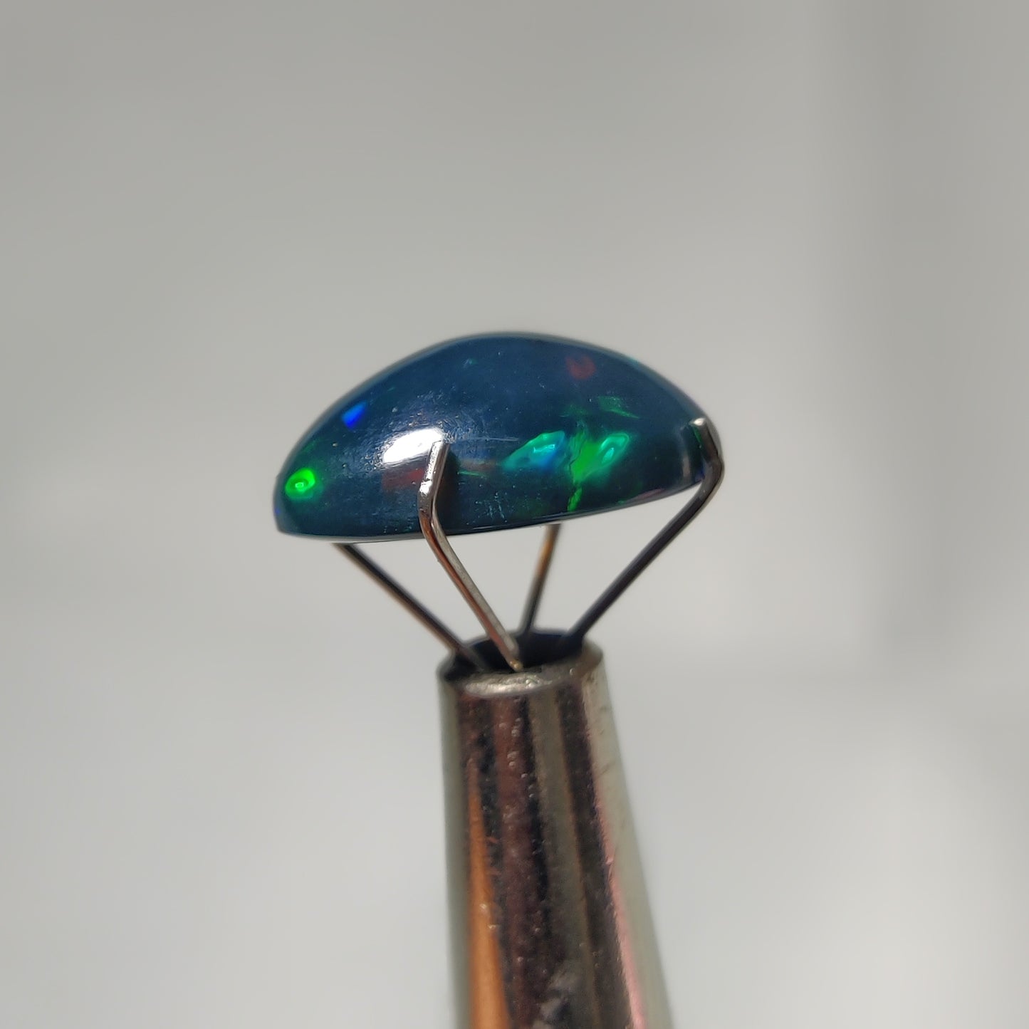 Natural Black Ethiopian Opal Cabochon