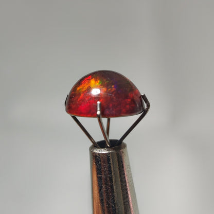 Natural Black Ethiopian Opal Cabochon