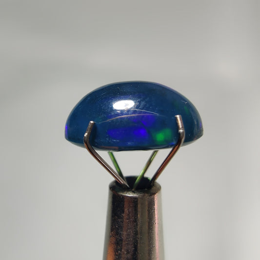 Natural Black Ethiopian Opal Cabochon