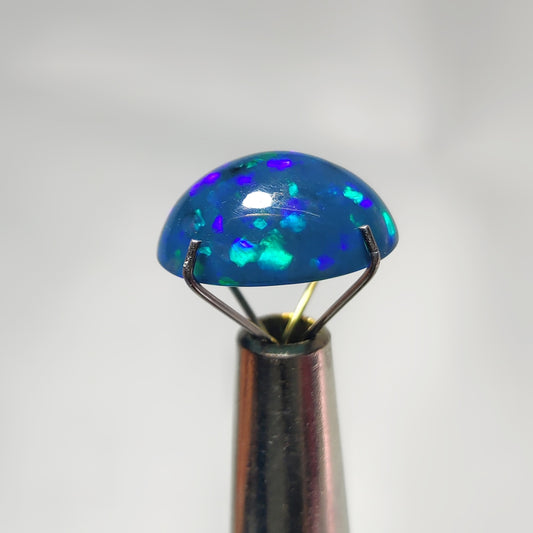 Natural Black Ethiopian Opal Cabochon