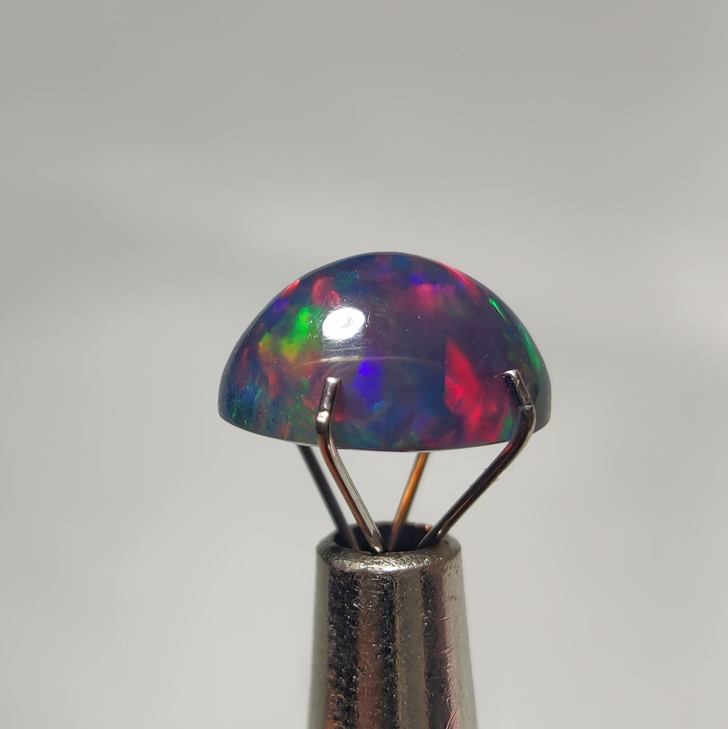 Natural Black Ethiopian Opal Cabochon