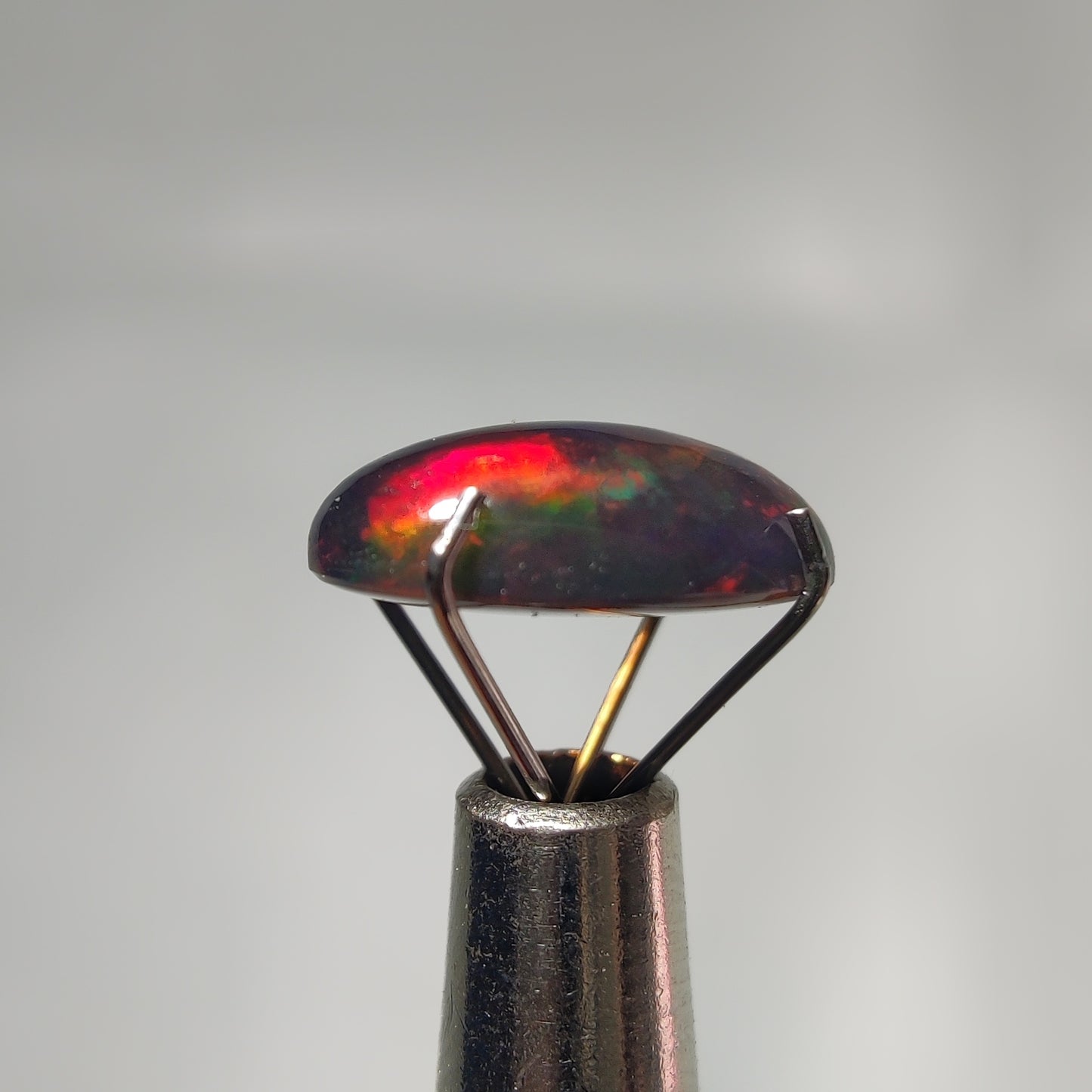 Natural Black Ethiopian Opal Cabochon