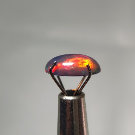Natural Black Ethiopian Opal Cabochon