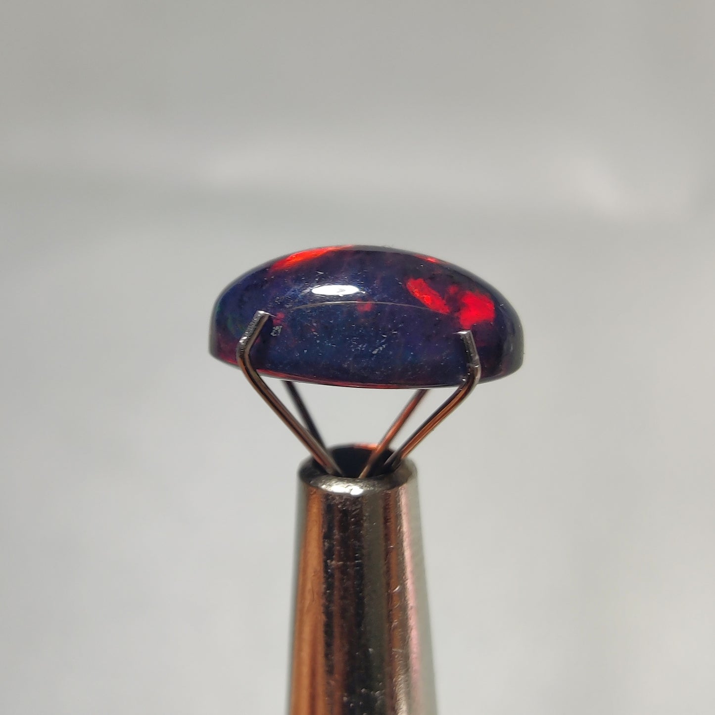 Natural Black Ethiopian Opal Cabochon
