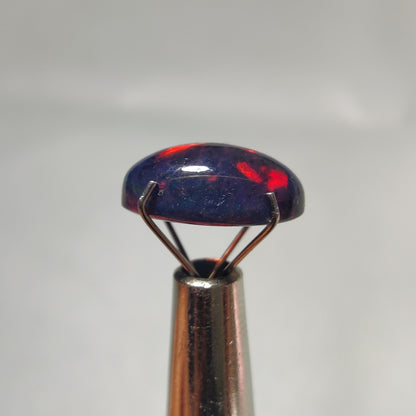 Natural Black Ethiopian Opal Cabochon