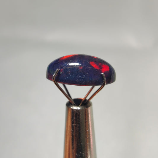 Natural Black Ethiopian Opal Cabochon