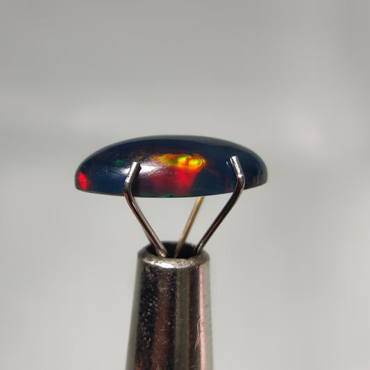 Natural Black Ethiopian Opal Cabochon