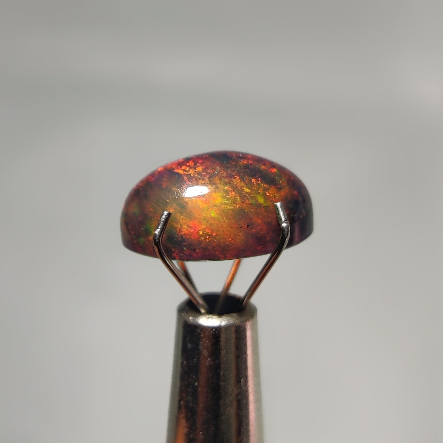 Natural Black Ethiopian Opal Cabochon