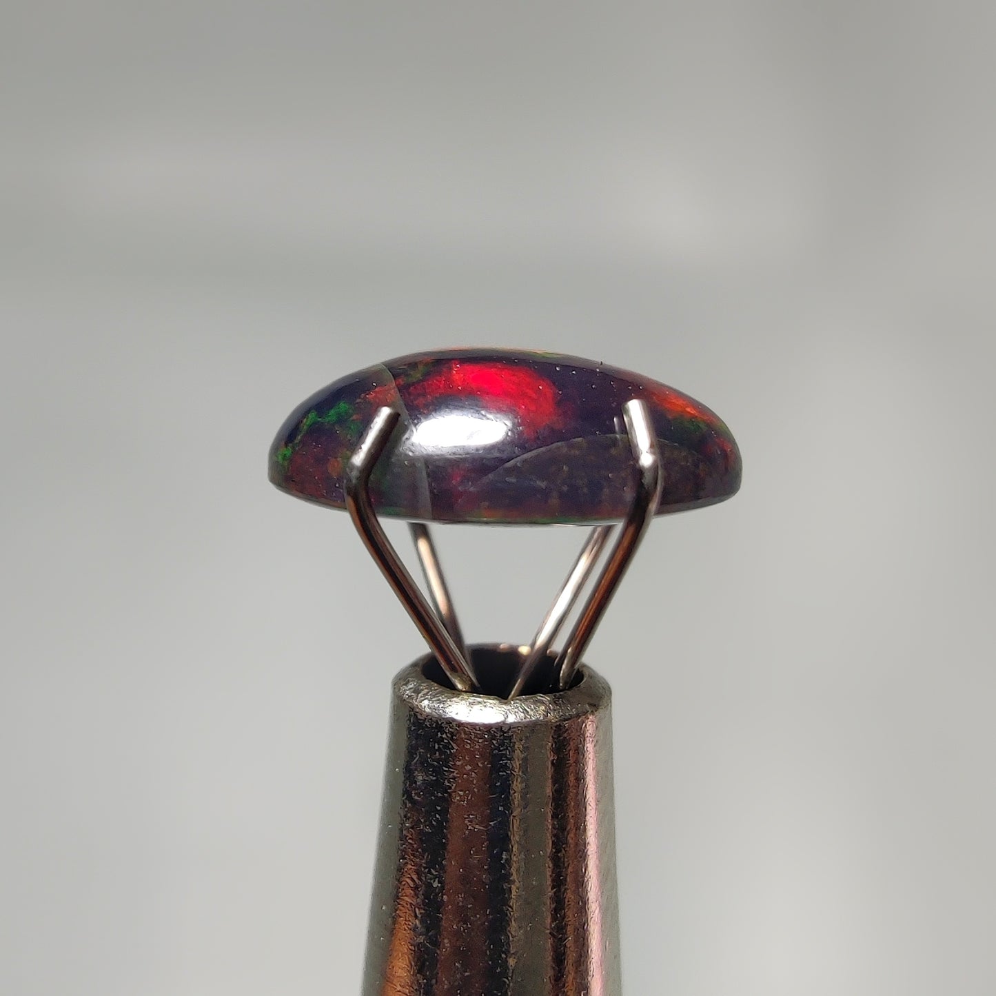 Natural Black Ethiopian Opal Cabochon
