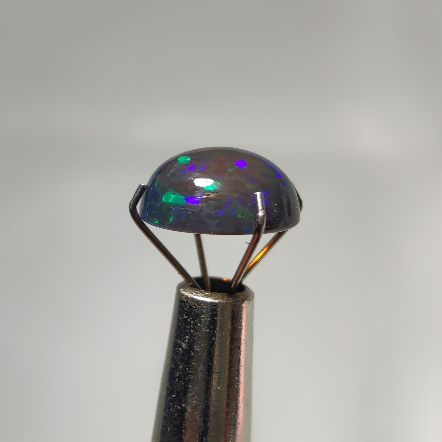 Natural Black Ethiopian Opal Cabochon