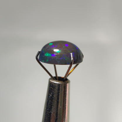 Natural Black Ethiopian Opal Cabochon
