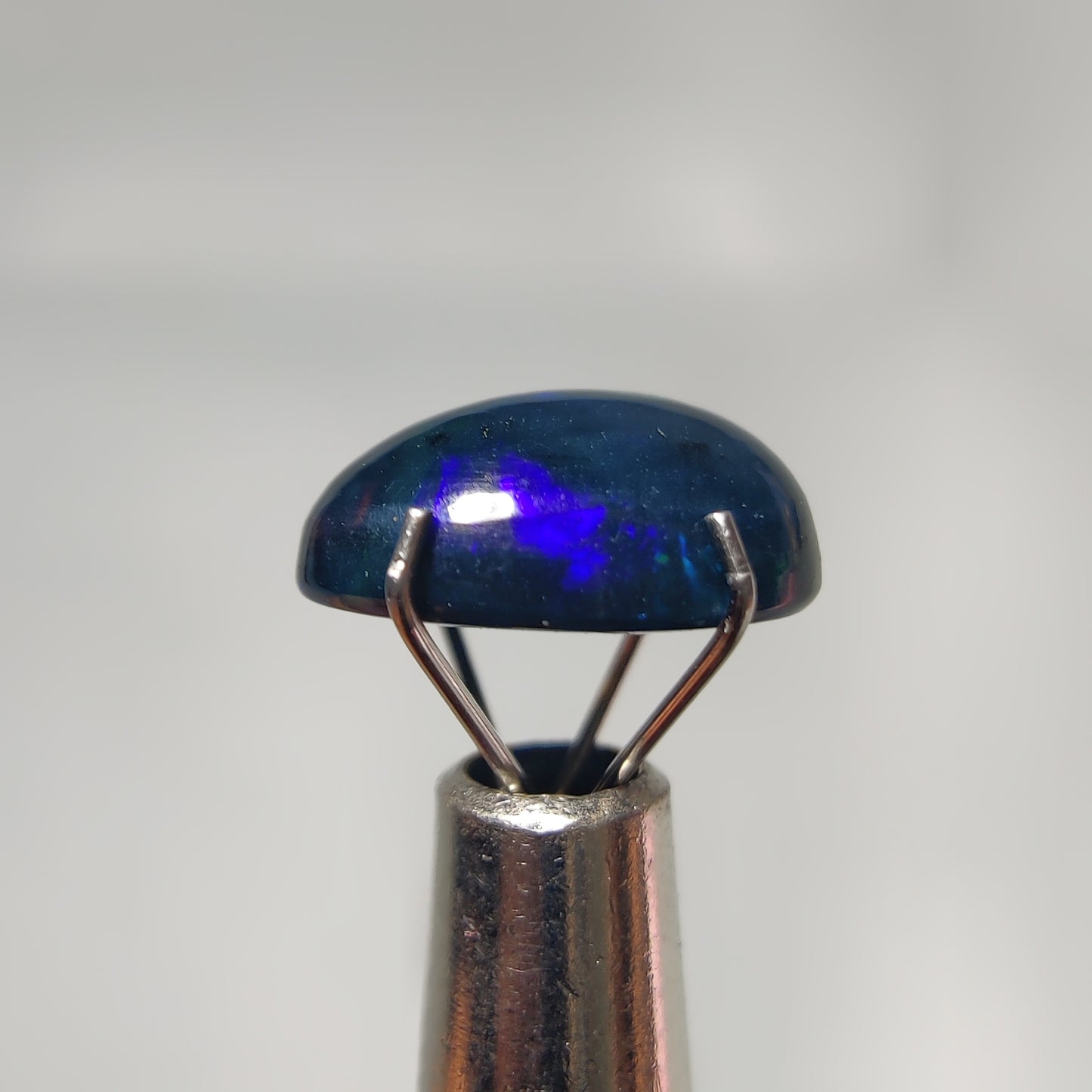 Natural Black Ethiopian Opal Cabochon