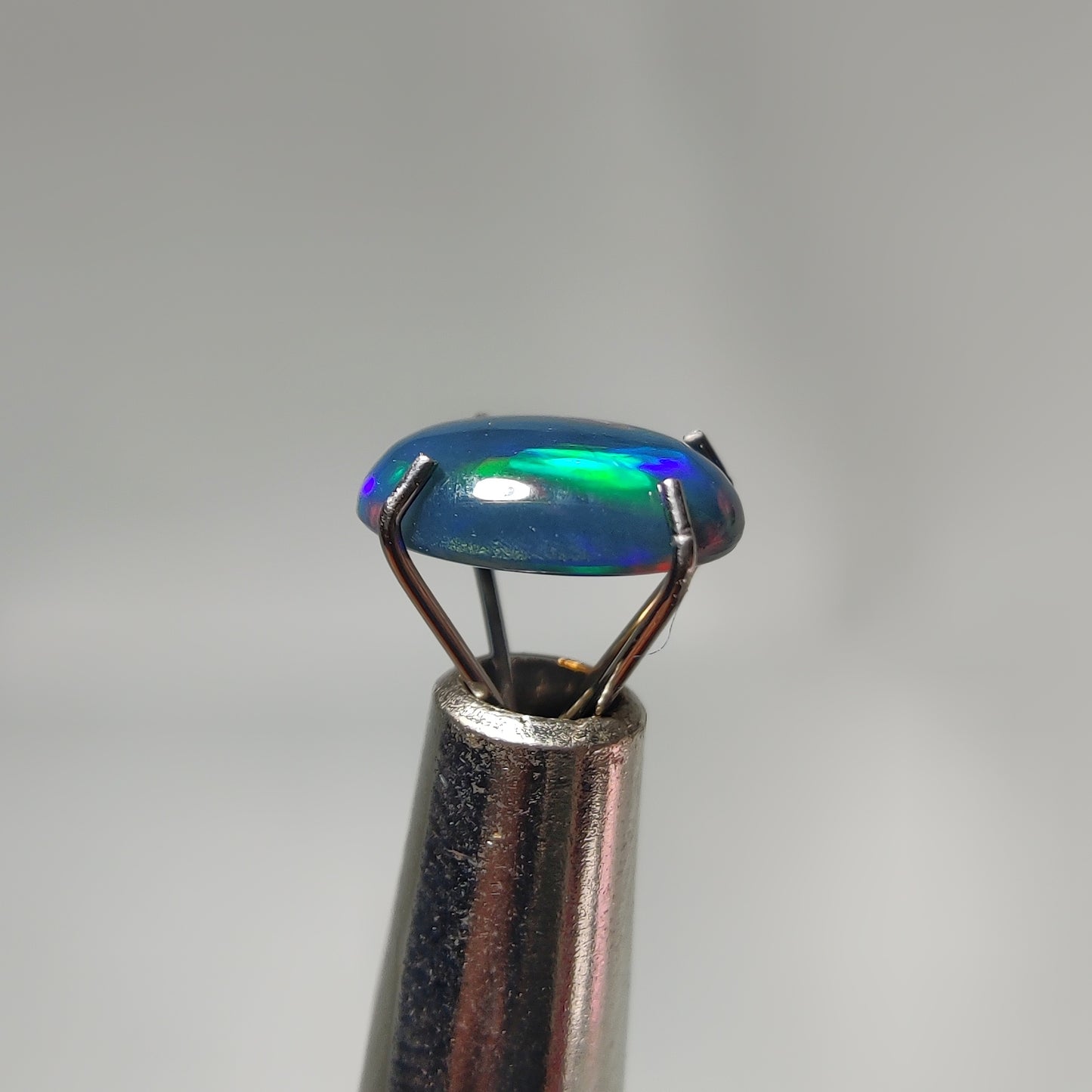 Natural Black Ethiopian Opal Cabochon