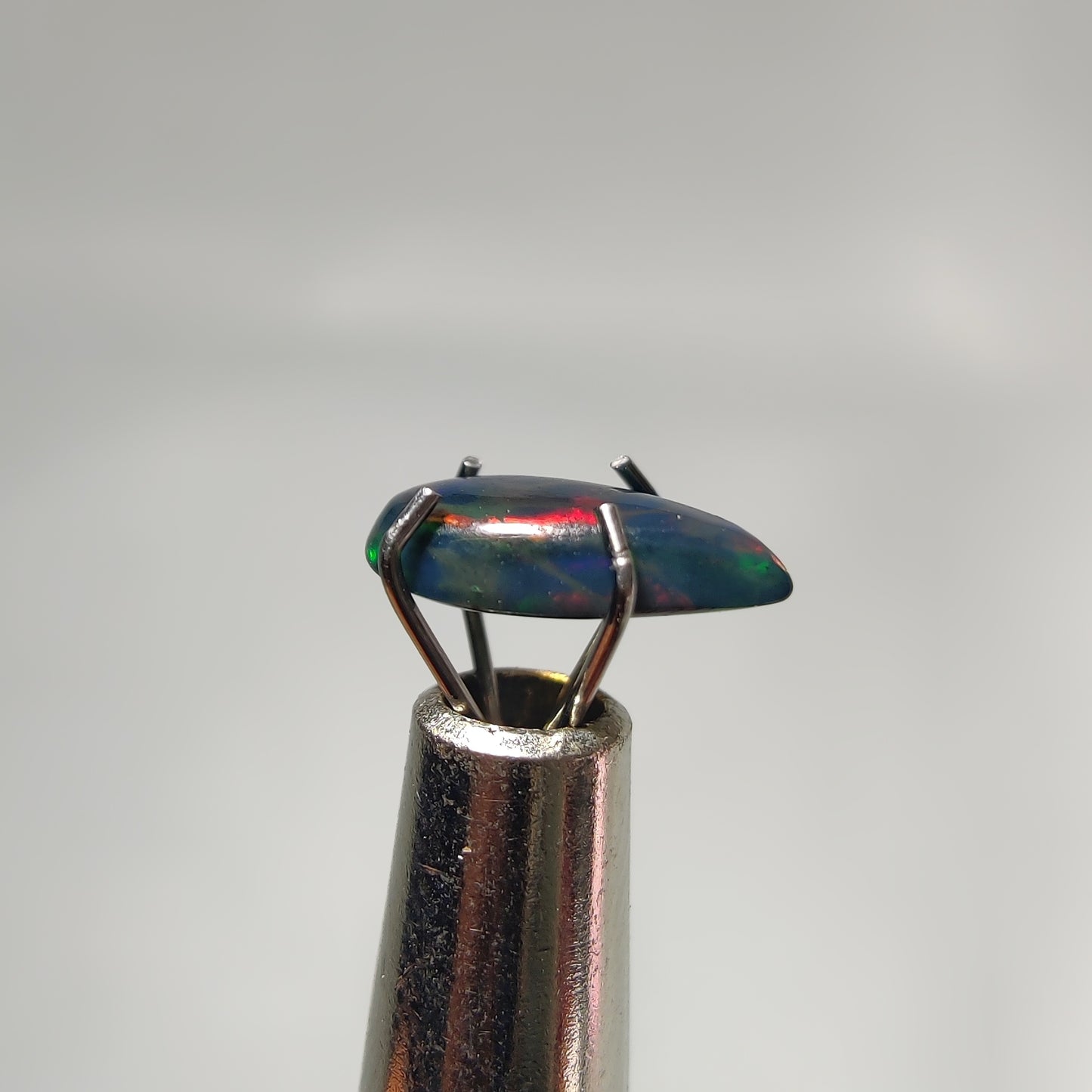 Natural Black Ethiopian Opal Cabochon