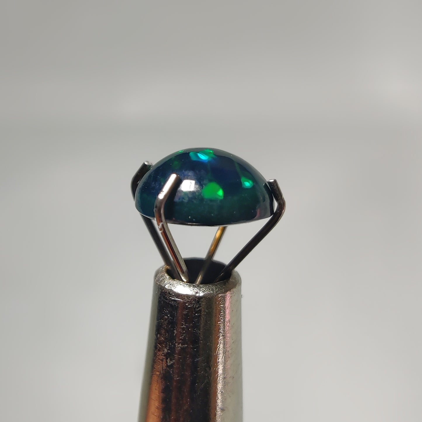 Natural Black Ethiopian Opal Cabochon