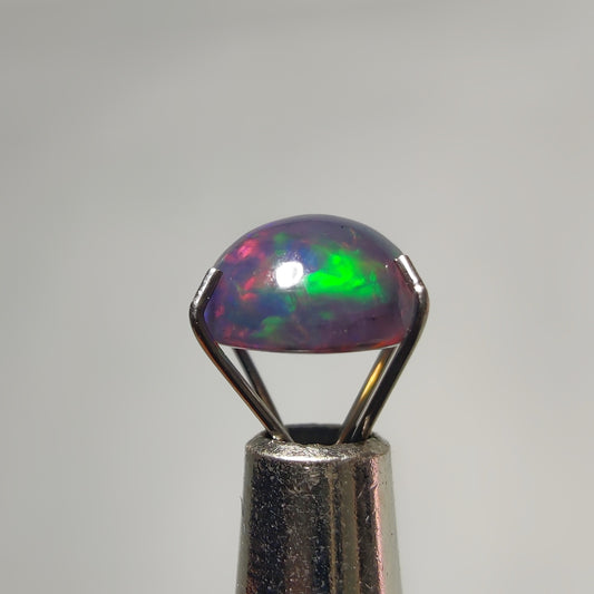 Natural Black Ethiopian Opal Cabochon