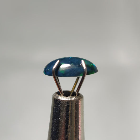 Natural Black Ethiopian Opal Cabochon