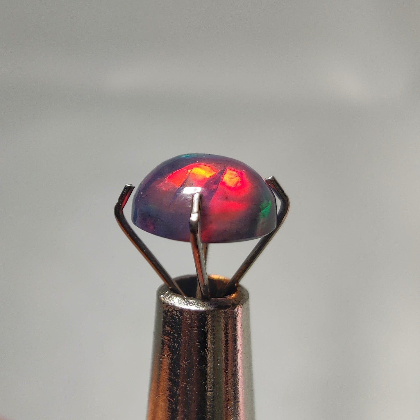 Natural Black Ethiopian Opal Cabochon