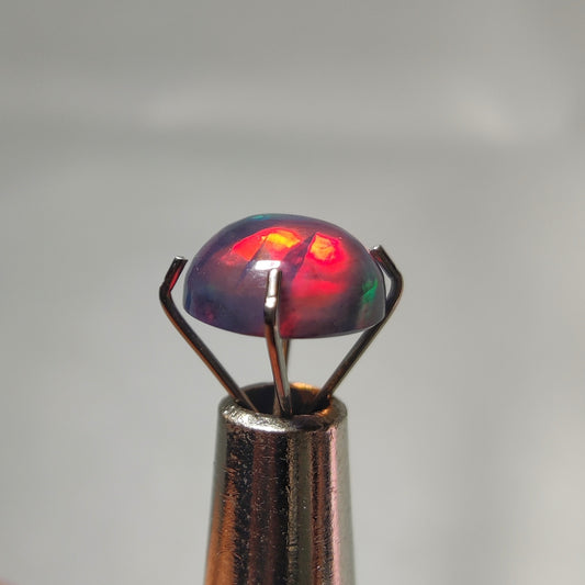 Natural Black Ethiopian Opal Cabochon