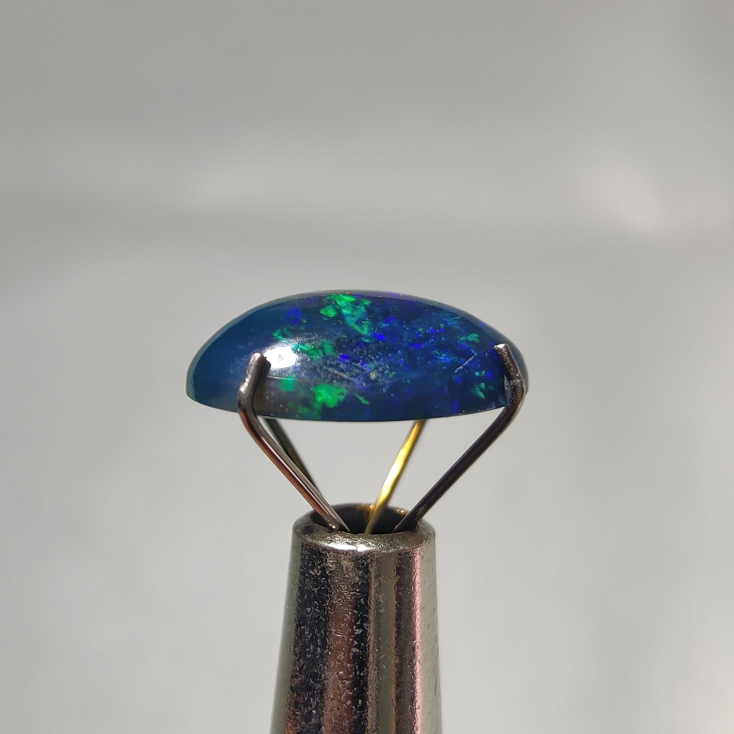 Natural Black Ethiopian Opal Cabochon
