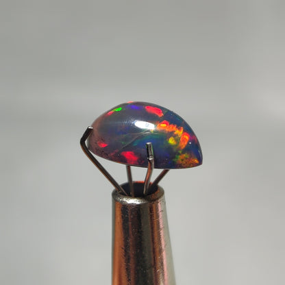 Natural Black Ethiopian Opal Cabochon
