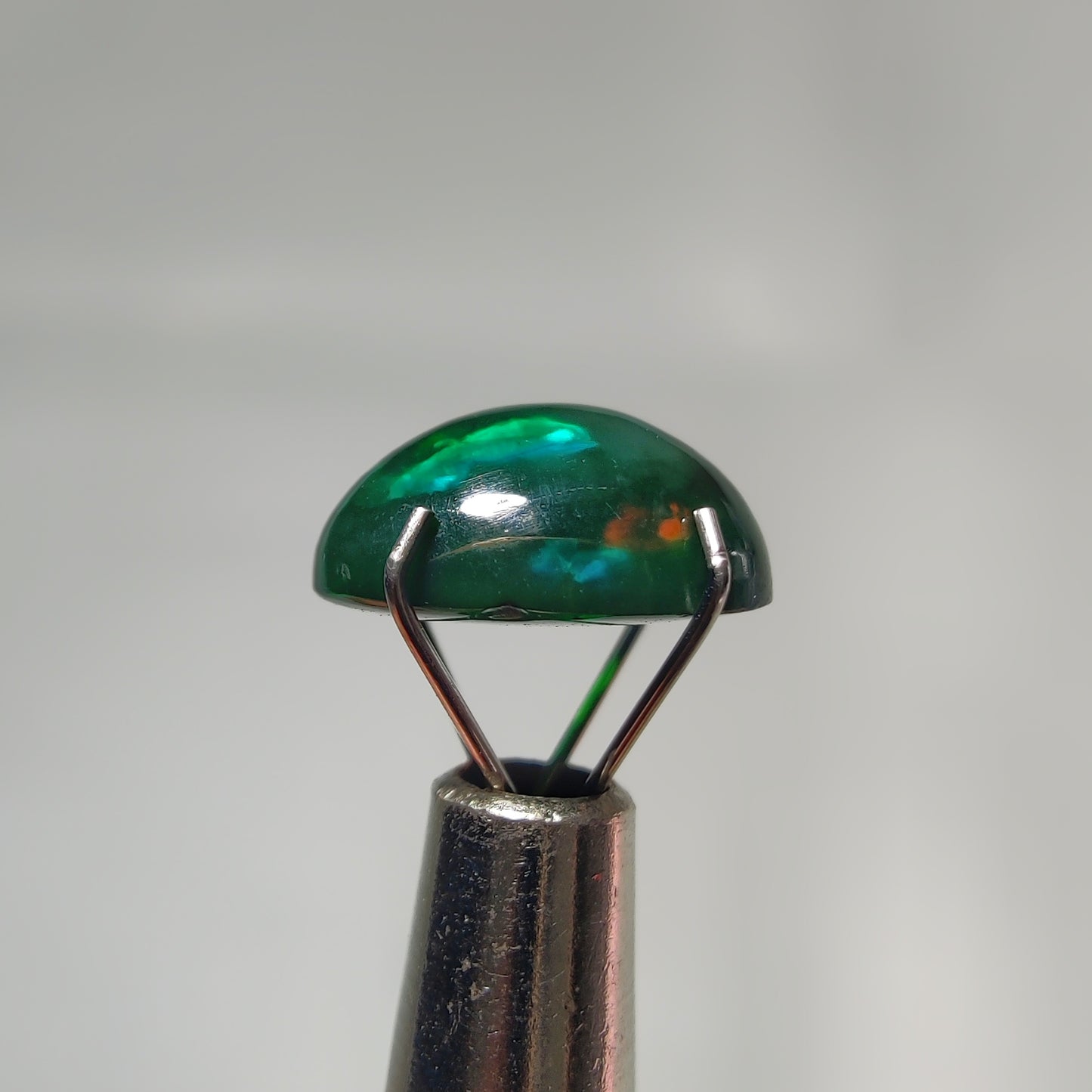 Natural Black Ethiopian Opal Cabochon