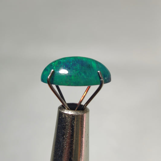 Natural Black Ethiopian Opal Cabochon