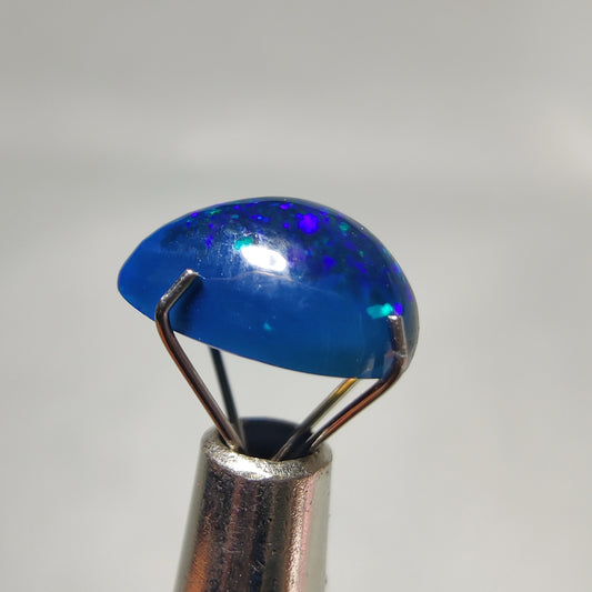 Natural Black Ethiopian Opal Cabochon
