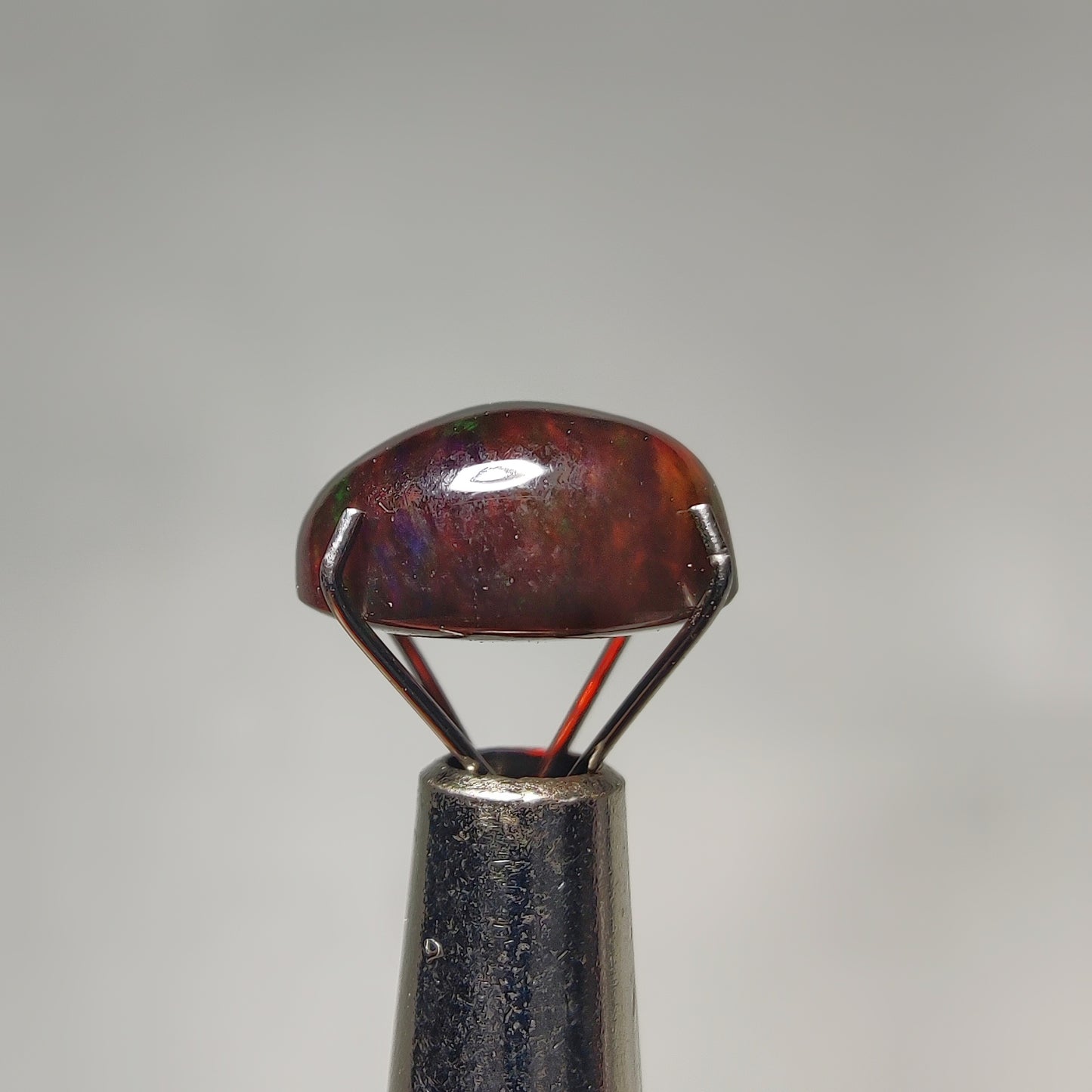 Natural Black Ethiopian Opal Cabochon