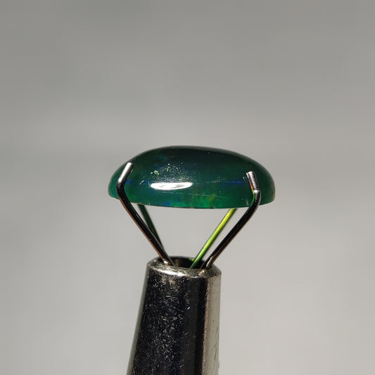 Natural Black Ethiopian Opal Cabochon