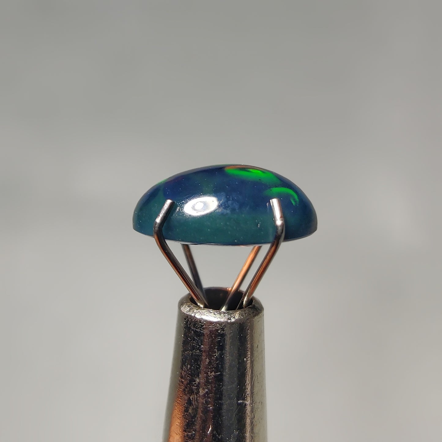 Natural Black Ethiopian Opal Cabochon