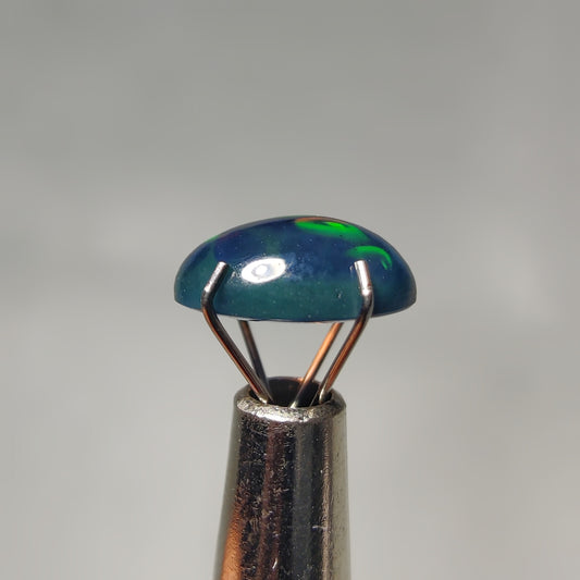 Natural Black Ethiopian Opal Cabochon