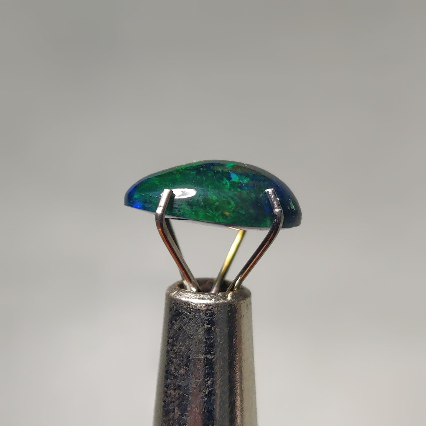 Natural Black Ethiopian Opal Cabochon