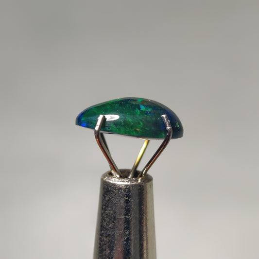 Natural Black Ethiopian Opal Cabochon