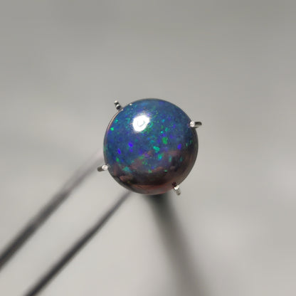 Natural Black Ethiopian Opal Cabochon gemstone cabochon - natural crystal healing stone for jewelry making by Gemivra