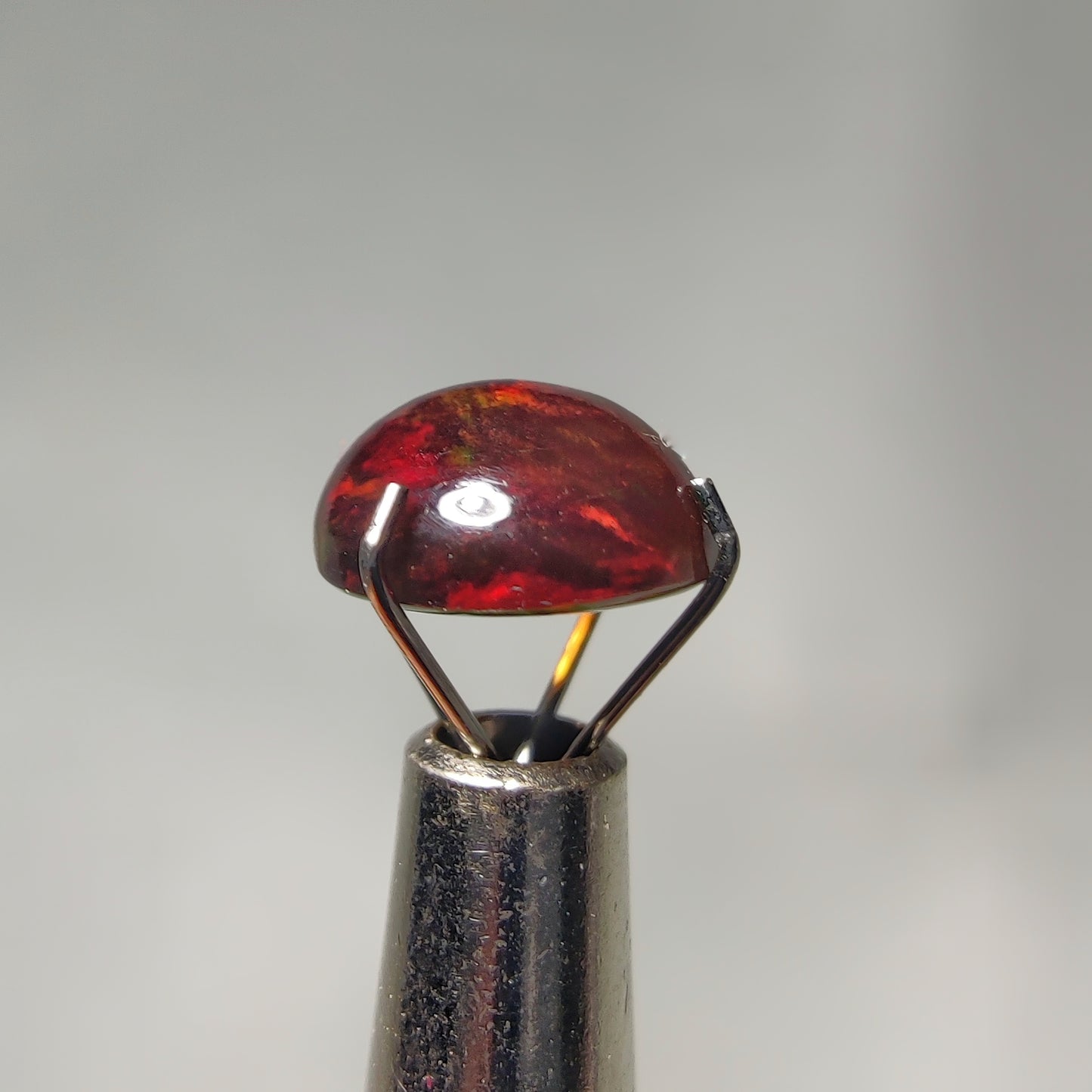 Natural Black Ethiopian Opal Cabochon